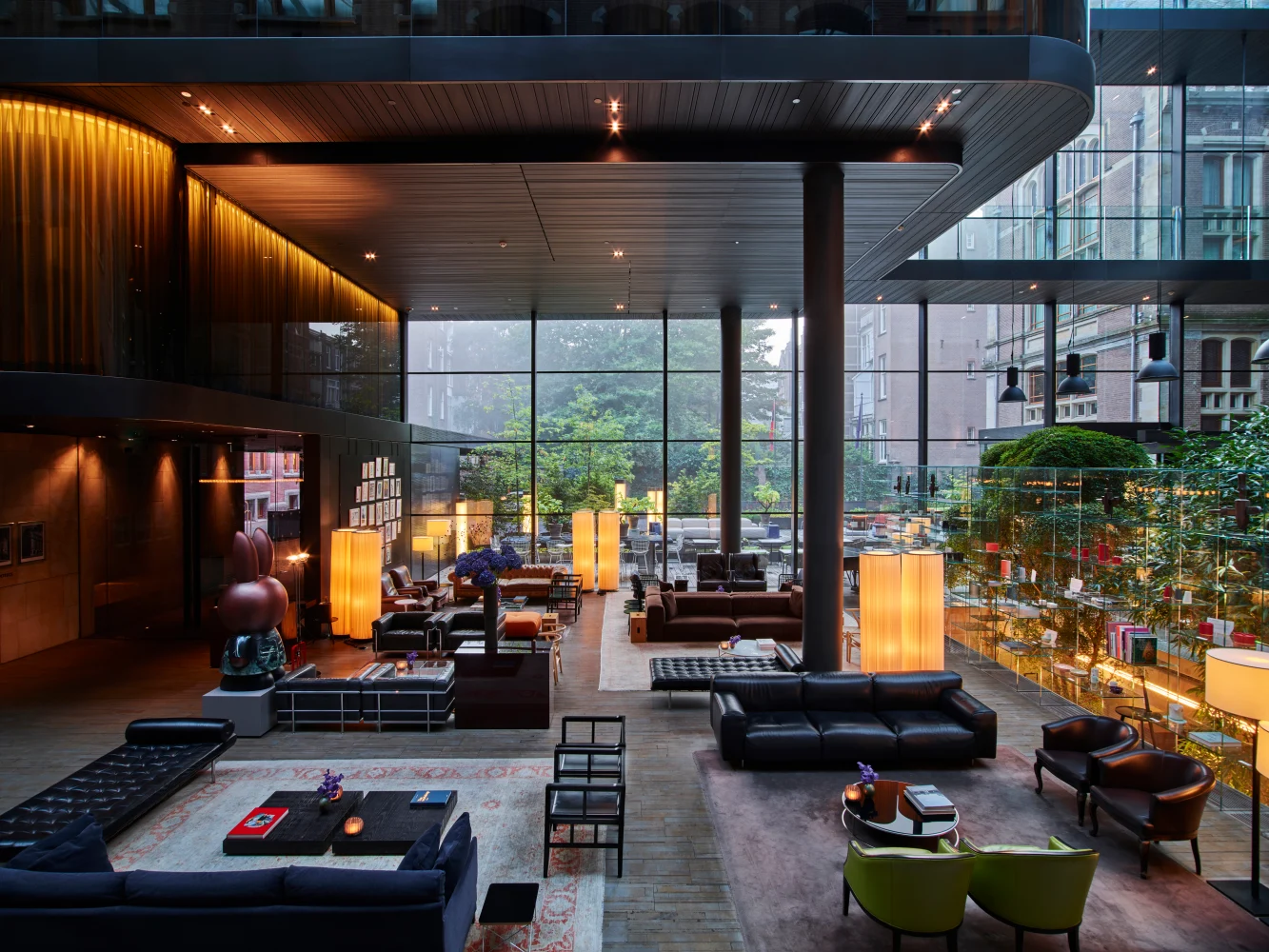 Architectural detail at the Conservatorium Hotel